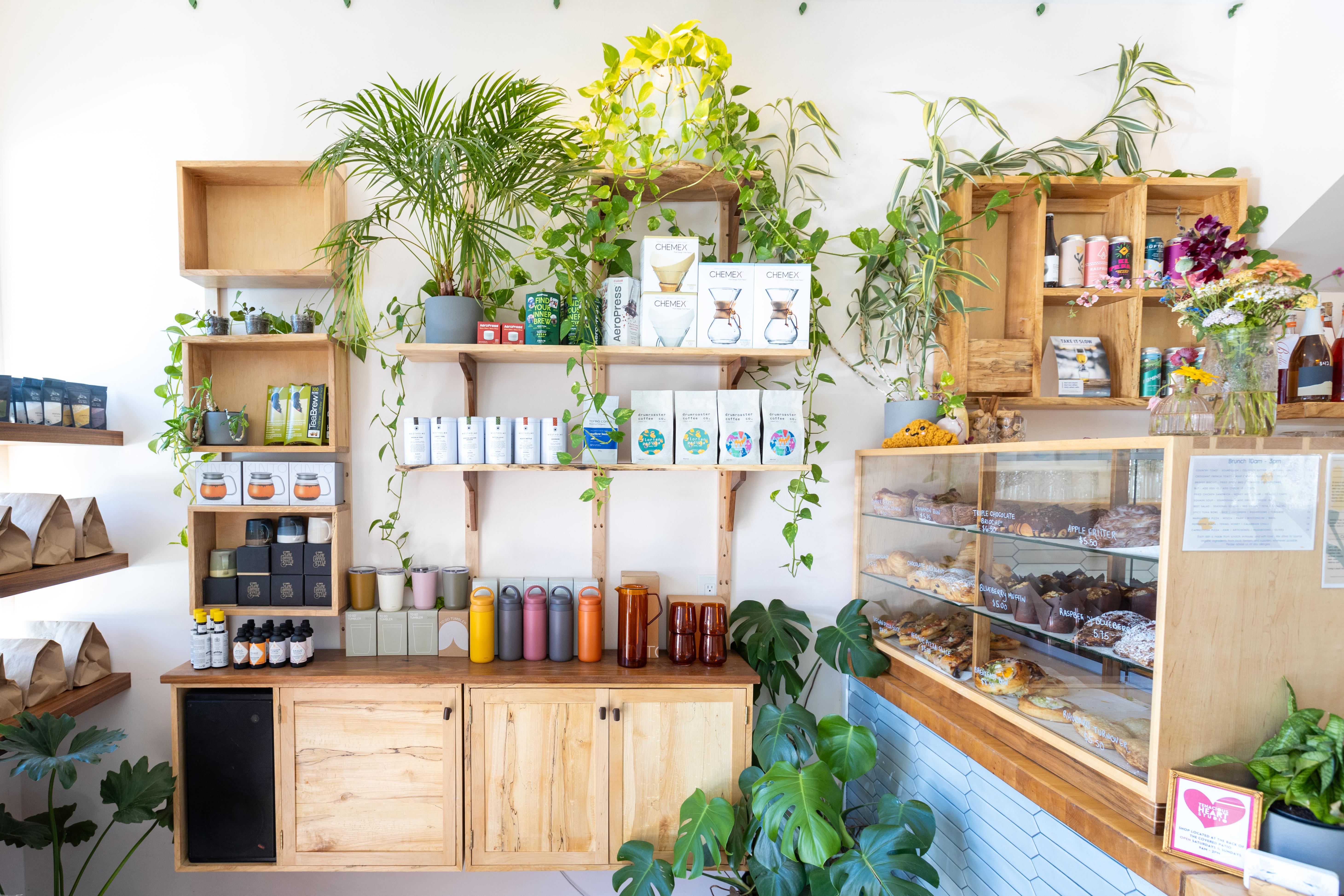 Interior of the Wildflower Cafe in Port Alberni
