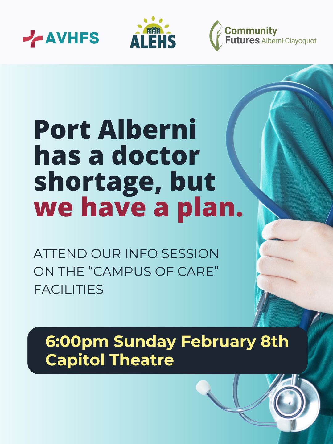 EN poster for info session 6pm Feb 8 Capitol Theatre